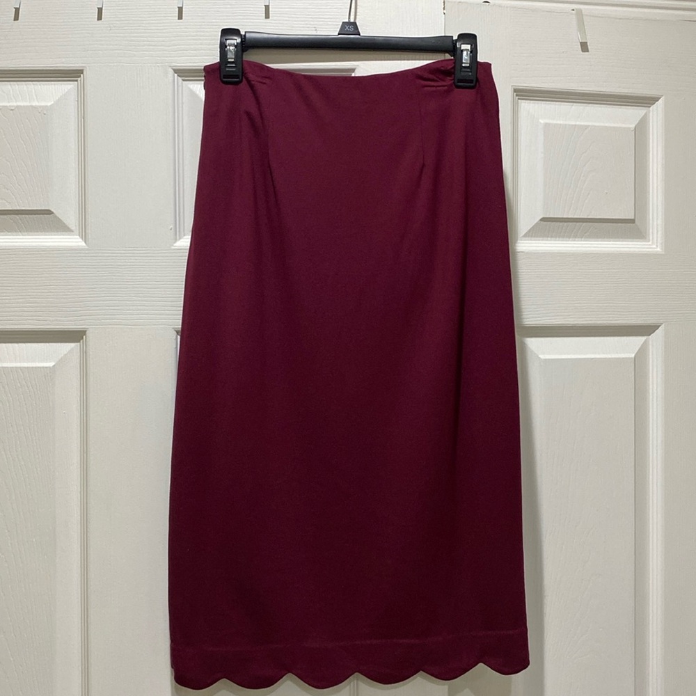Burgundy Dainty Jewels Skirt
